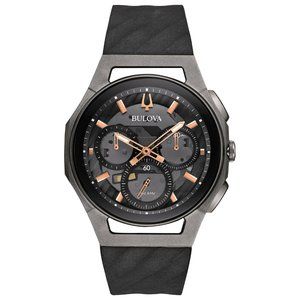Bulova Rose Gold Curv Men's Watch! New